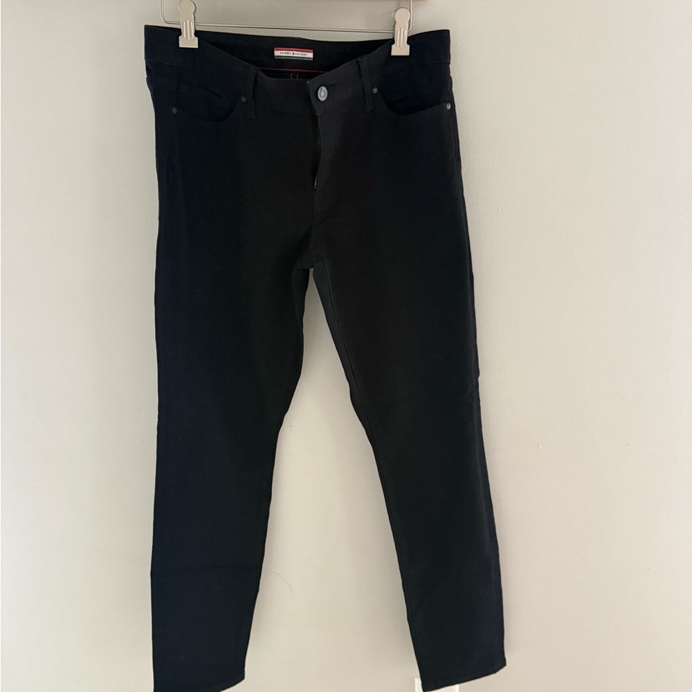 Tommy Hilfiger Women's Black Stretch Skinny Jeans Size 10